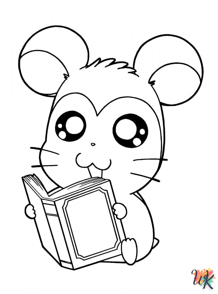 Dibujos para Colorear Hamster 71