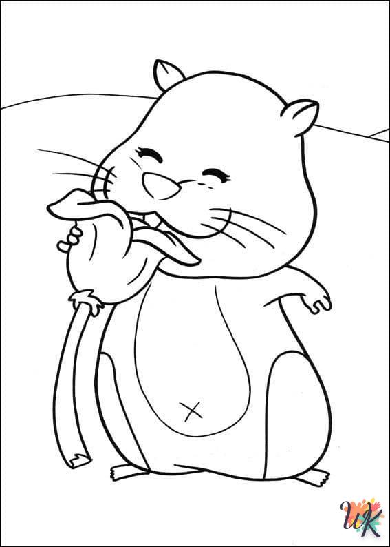 Dibujos para Colorear Hamster 72