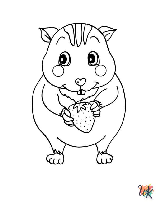 Dibujos para Colorear Hamster 79