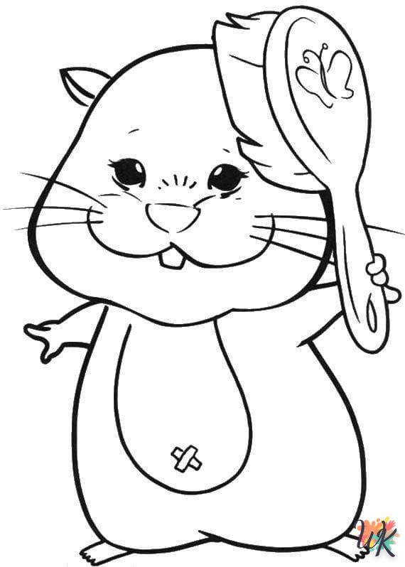 Dibujos para Colorear Hamster 81