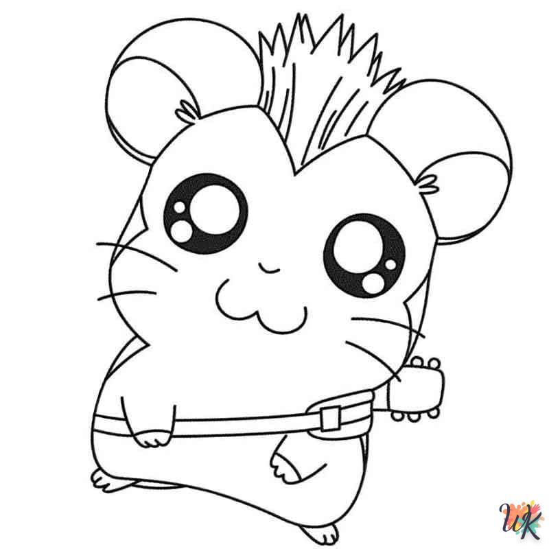 Dibujos para Colorear Hamster 82