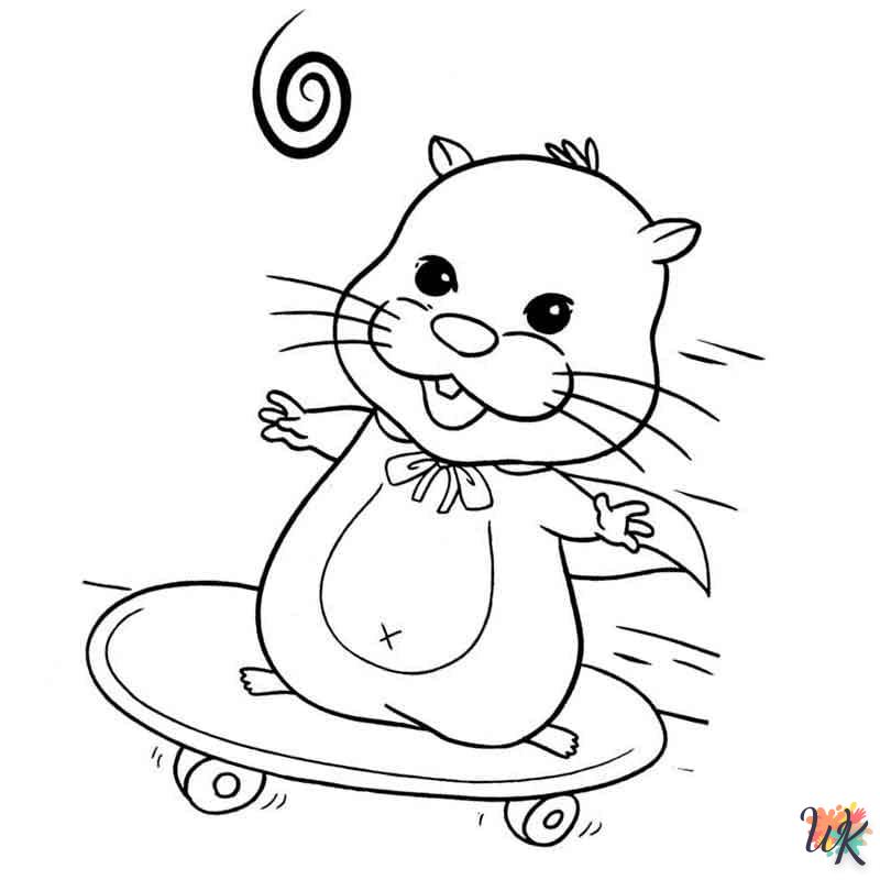 Dibujos para Colorear Hamster 83