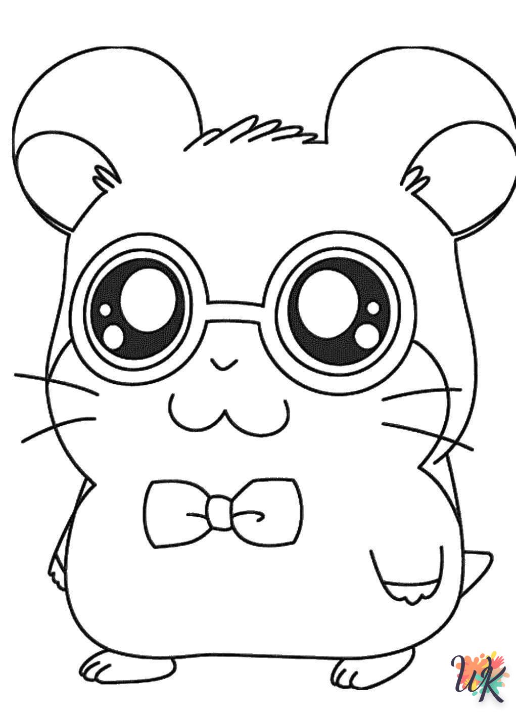 Dibujos para Colorear Hamster 90