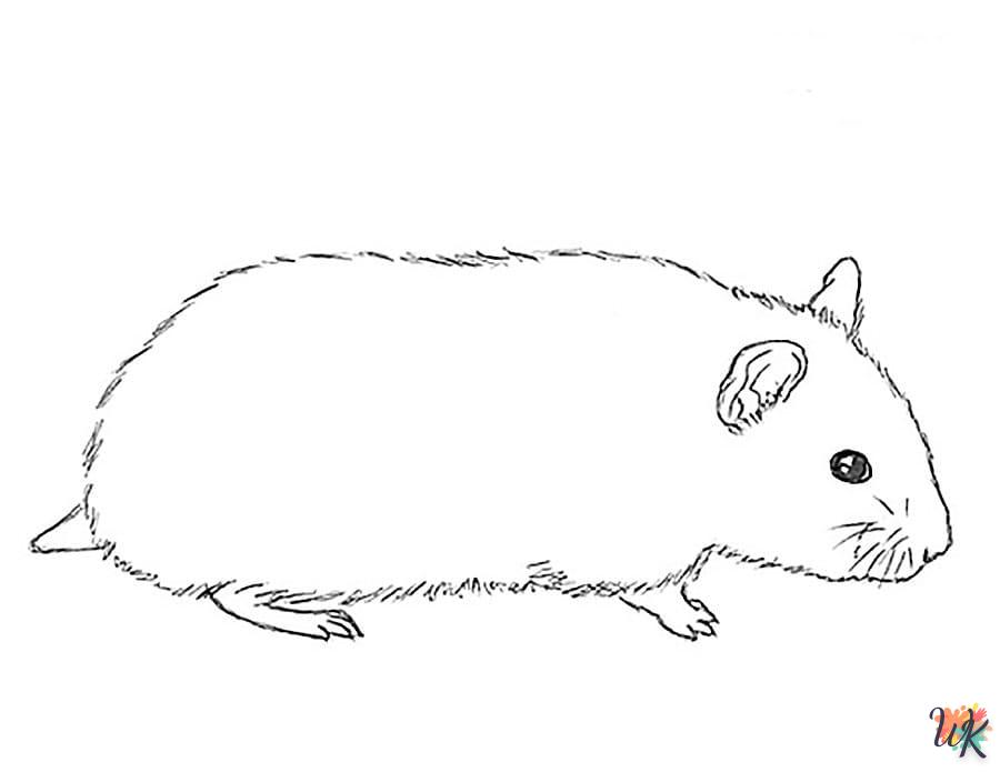 Dibujos para Colorear Hamster 95