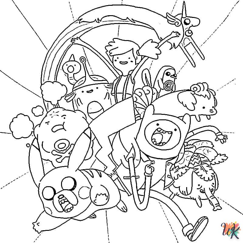 Dibujos para Colorear Hora de aventuras 105