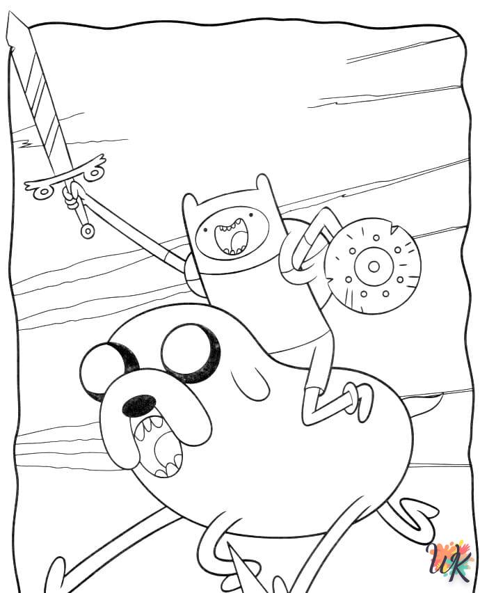 Dibujos para Colorear Hora de aventuras 108