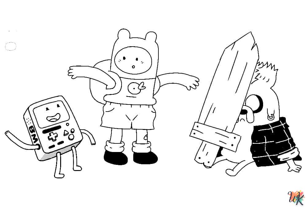 Dibujos para Colorear Hora de aventuras 16