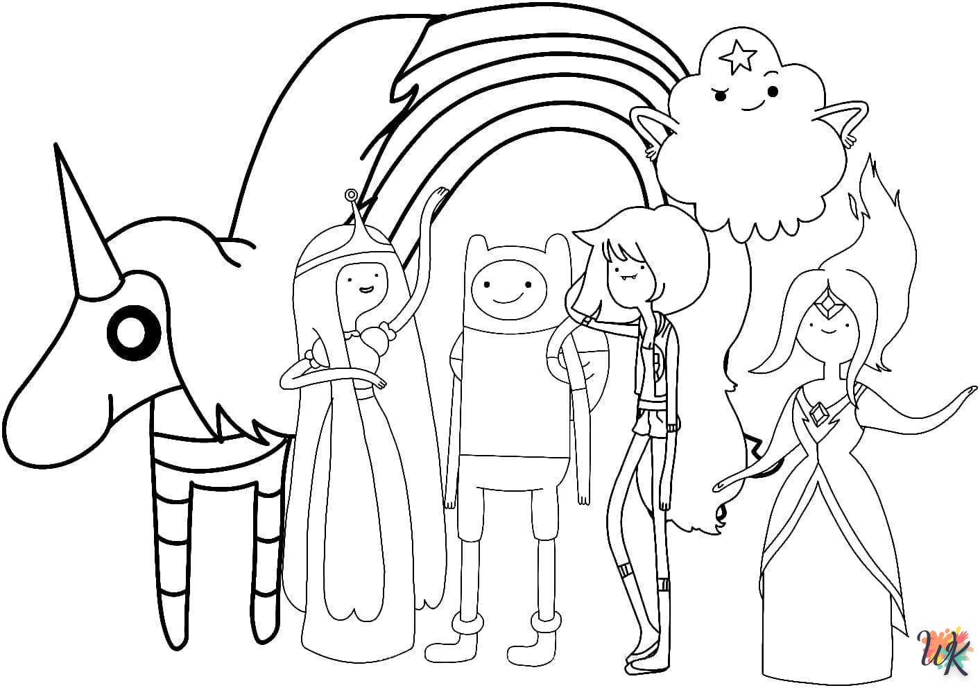 Dibujos para Colorear Hora de aventuras 23