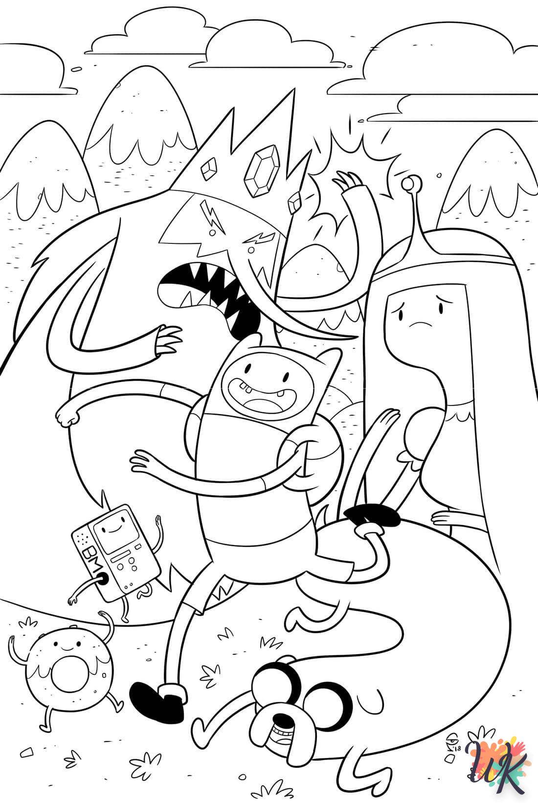 Dibujos para Colorear Hora de aventuras 47