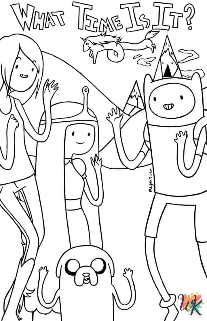 Dibujos para Colorear Hora de aventuras 56