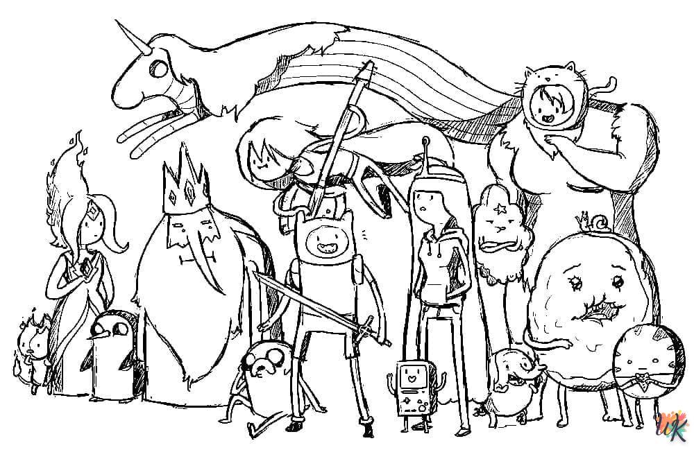 Dibujos para Colorear Hora de aventuras 61