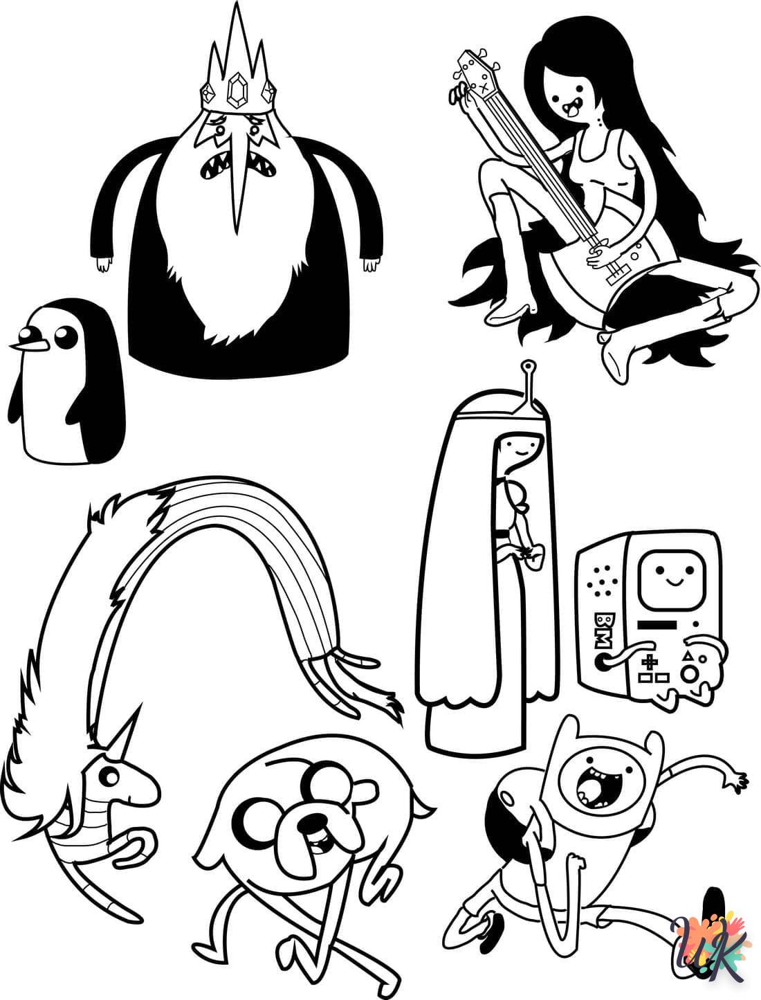 Dibujos para Colorear Hora de aventuras 74