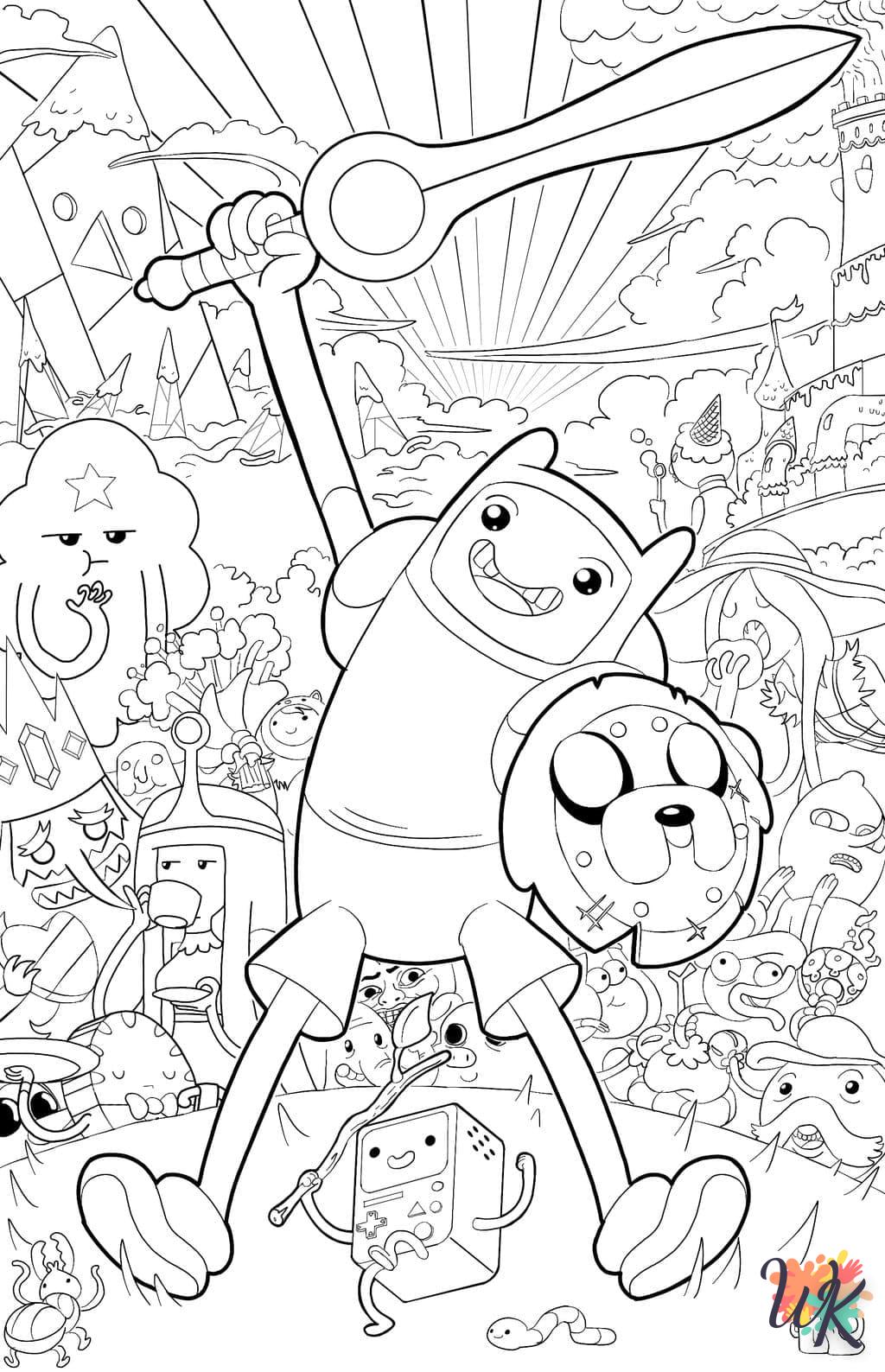 Dibujos para Colorear Hora de aventuras 81