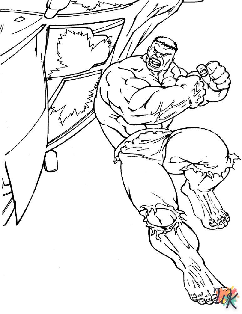 Dibujos para Colorear Hulk 26