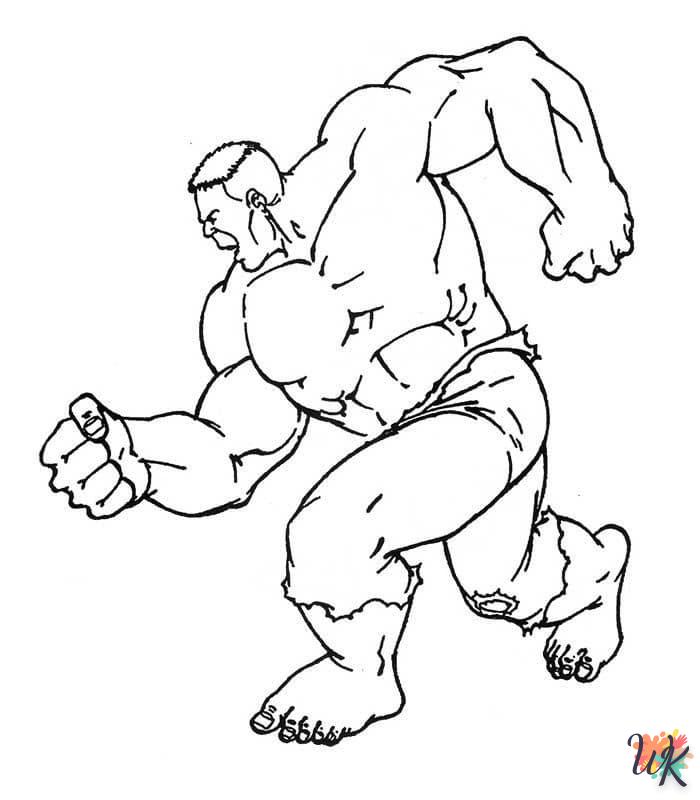 Dibujos para Colorear Hulk 27