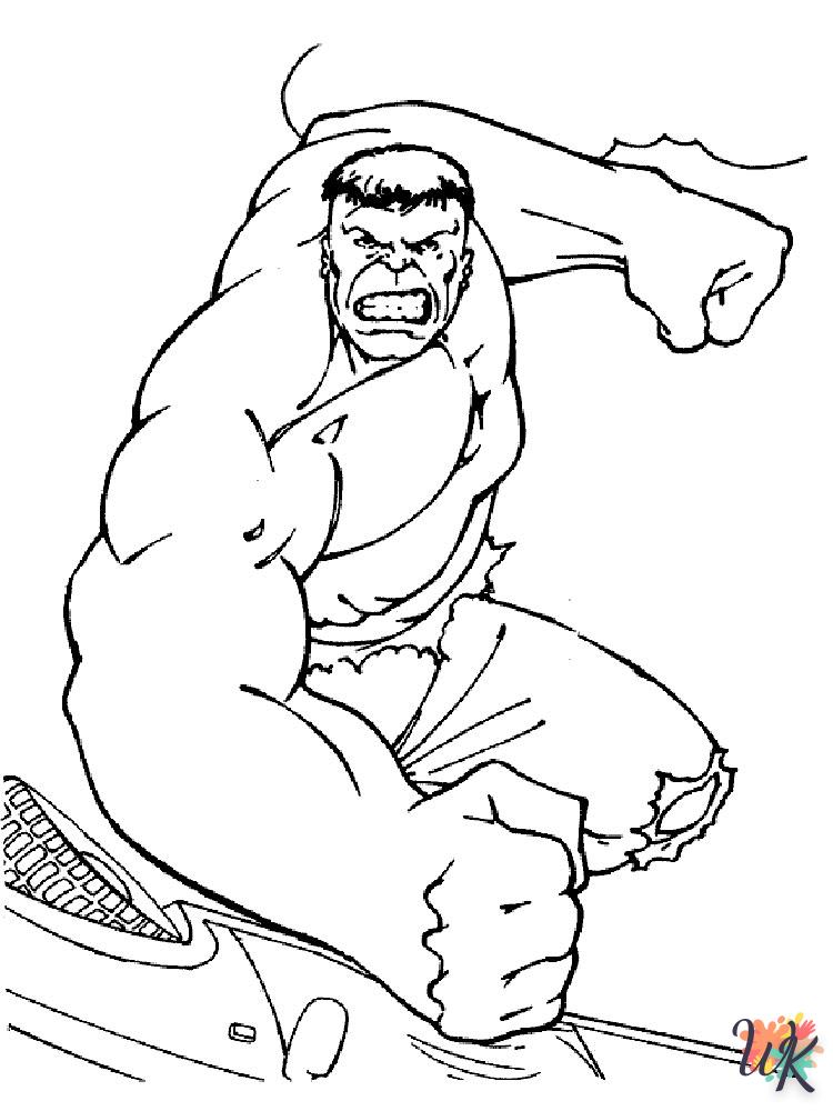 Dibujos para Colorear Hulk 29