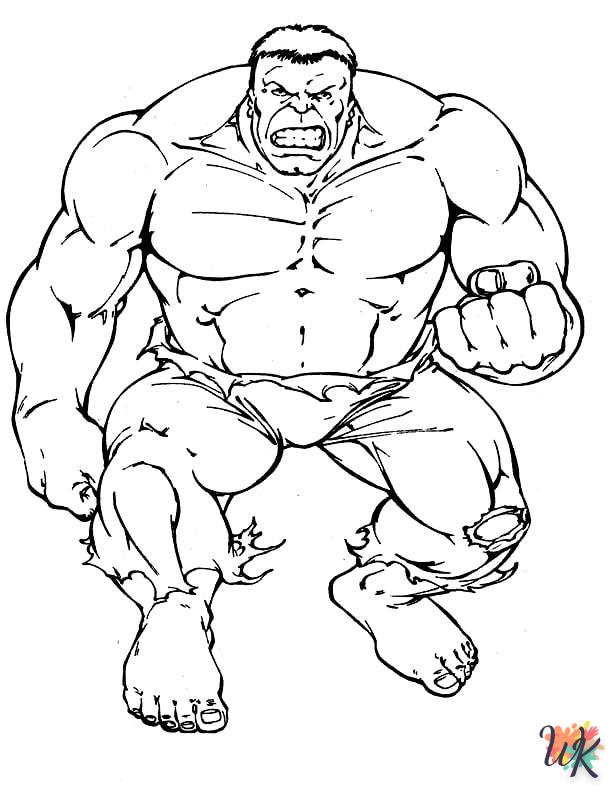 Dibujos para Colorear Hulk 40