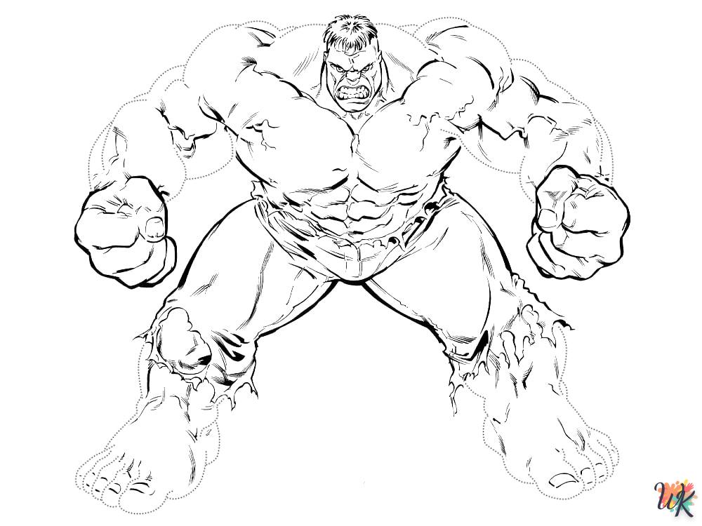 Dibujos para Colorear Hulk 47