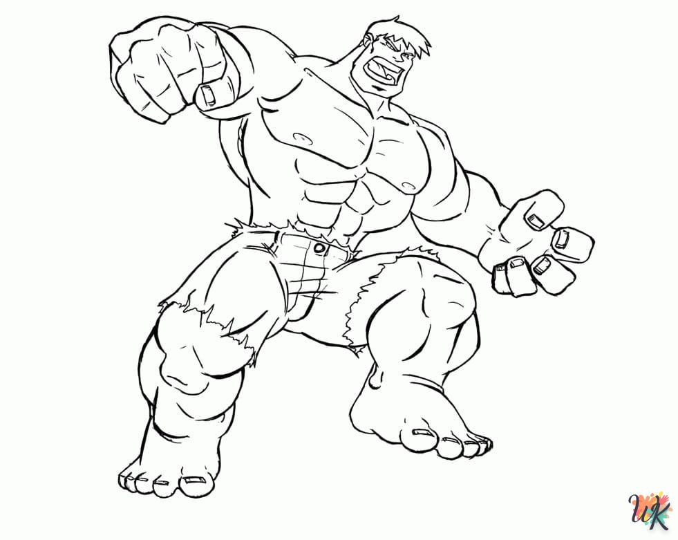 Dibujos para Colorear Hulk 49