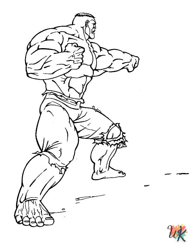 Dibujos para Colorear Hulk 5