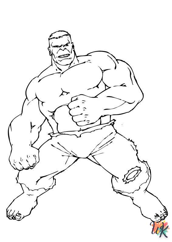 Dibujos para Colorear Hulk 50