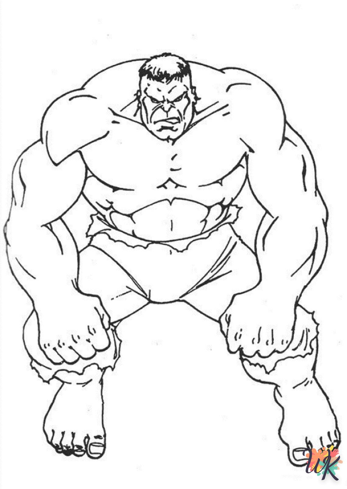 Dibujos para Colorear Hulk 52