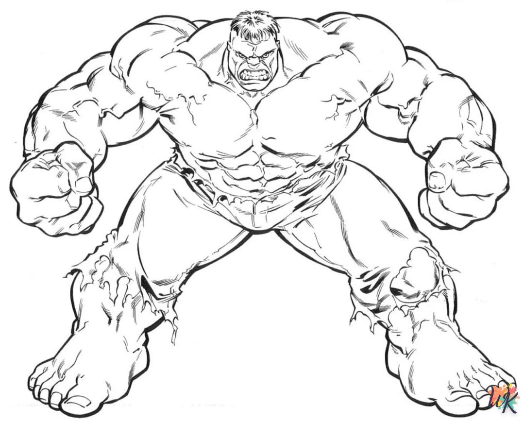 Dibujos para Colorear Hulk 53