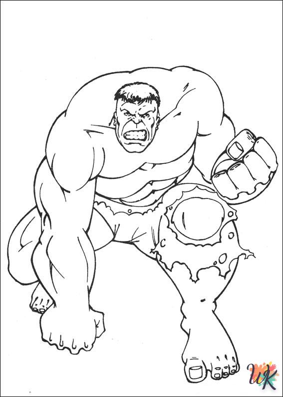 Dibujos para Colorear Hulk 56