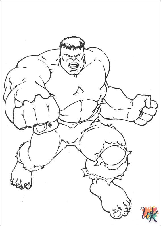 Dibujos para Colorear Hulk 57