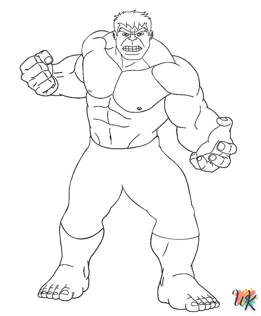 Dibujos para Colorear Hulk 58