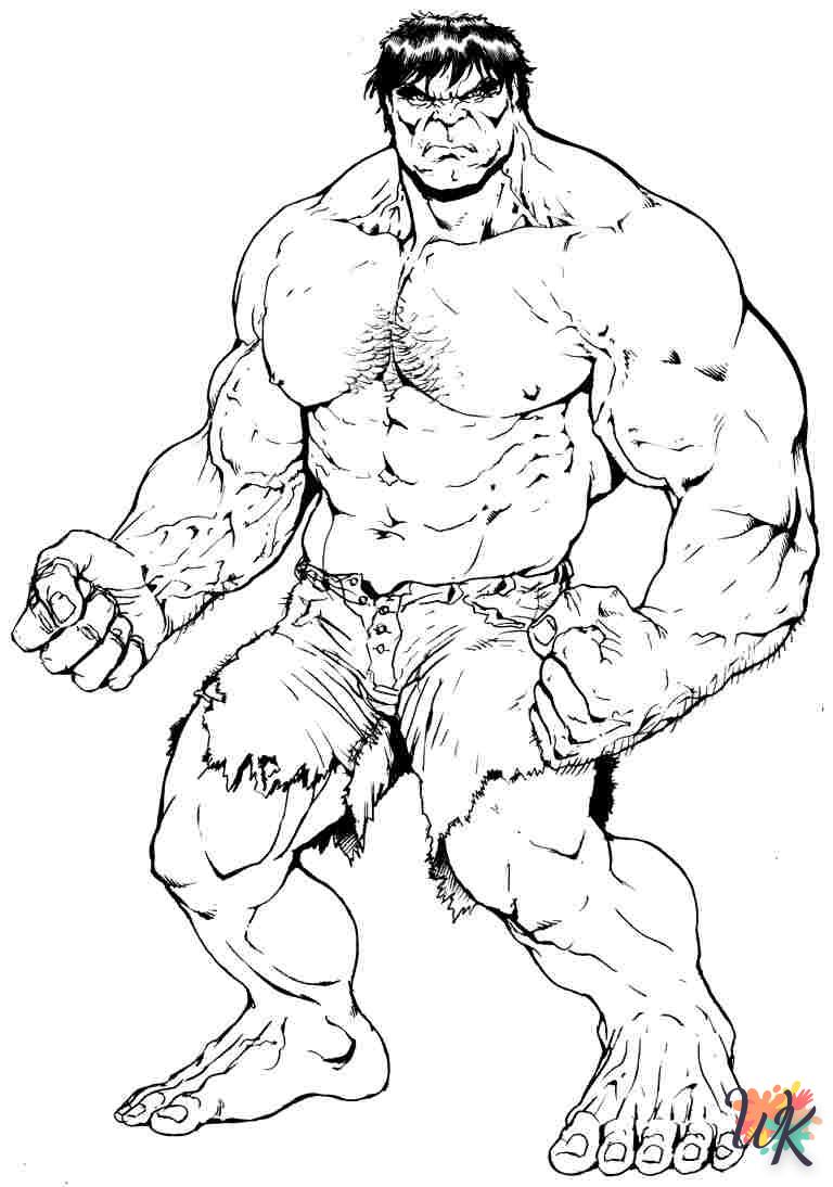Dibujos para Colorear Hulk 59