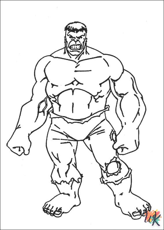 Dibujos para Colorear Hulk 60