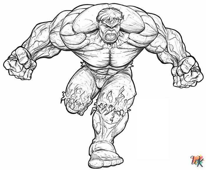 Dibujos para Colorear Hulk 70
