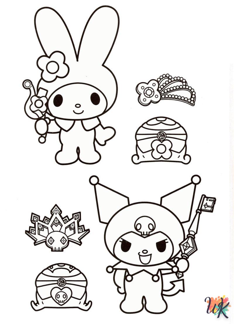 Dibujos para Colorear Kuromi 30