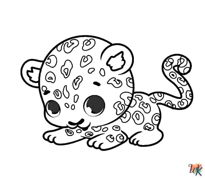 Dibujos para Colorear Leopardo 58