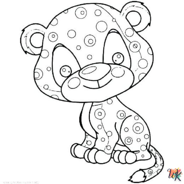 Dibujos para Colorear Leopardo 69