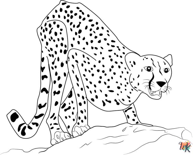Dibujos para Colorear Leopardo 70