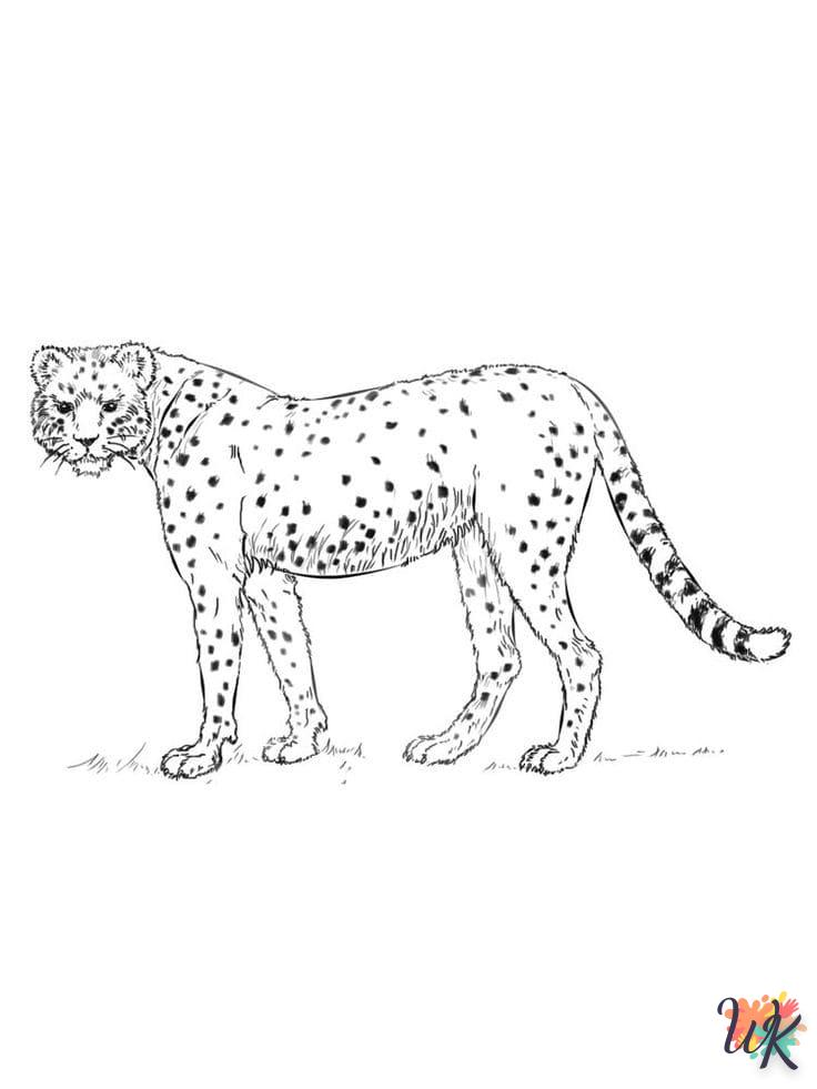 Dibujos para Colorear Leopardo 75