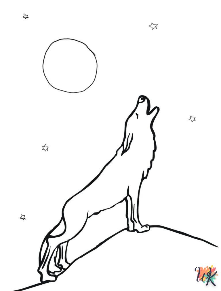 Dibujos para Colorear Lobo 85