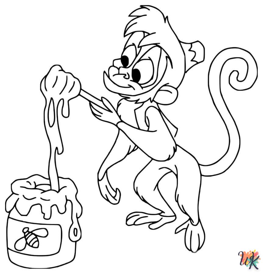 Dibujos para Colorear Monos 78