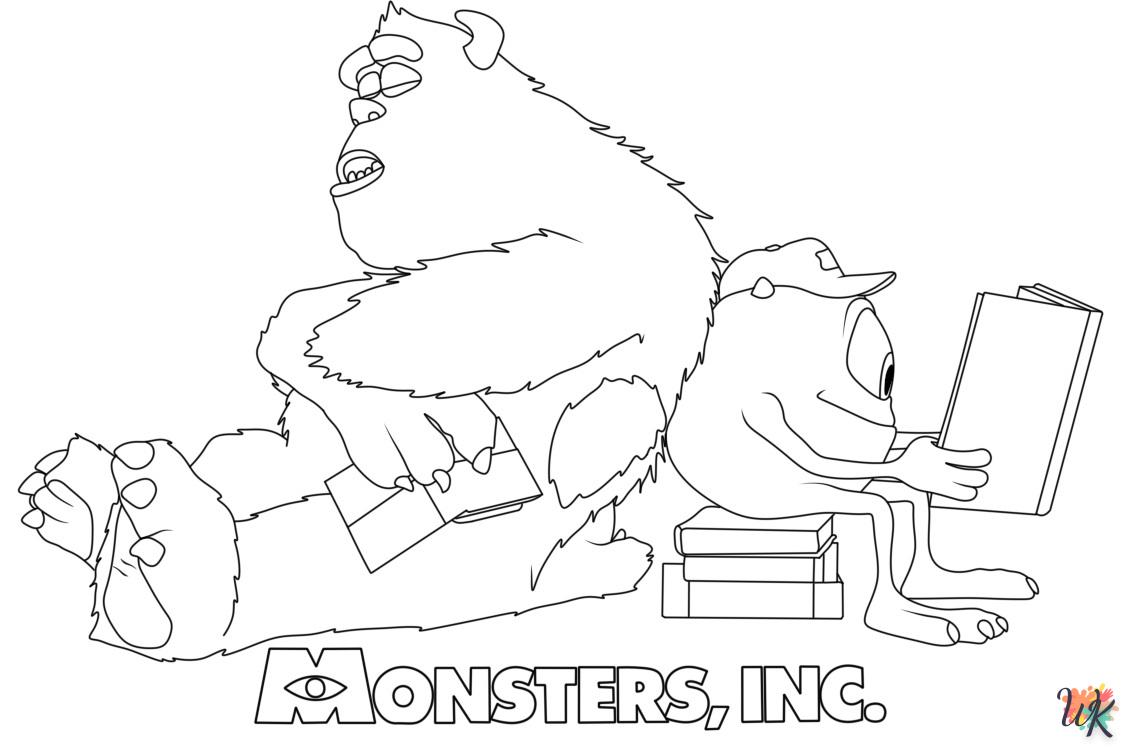 Dibujos para Colorear Monsters Inc 13