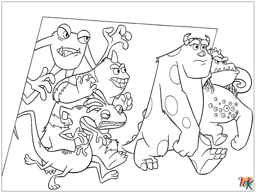 Dibujos para Colorear Monsters Inc 28