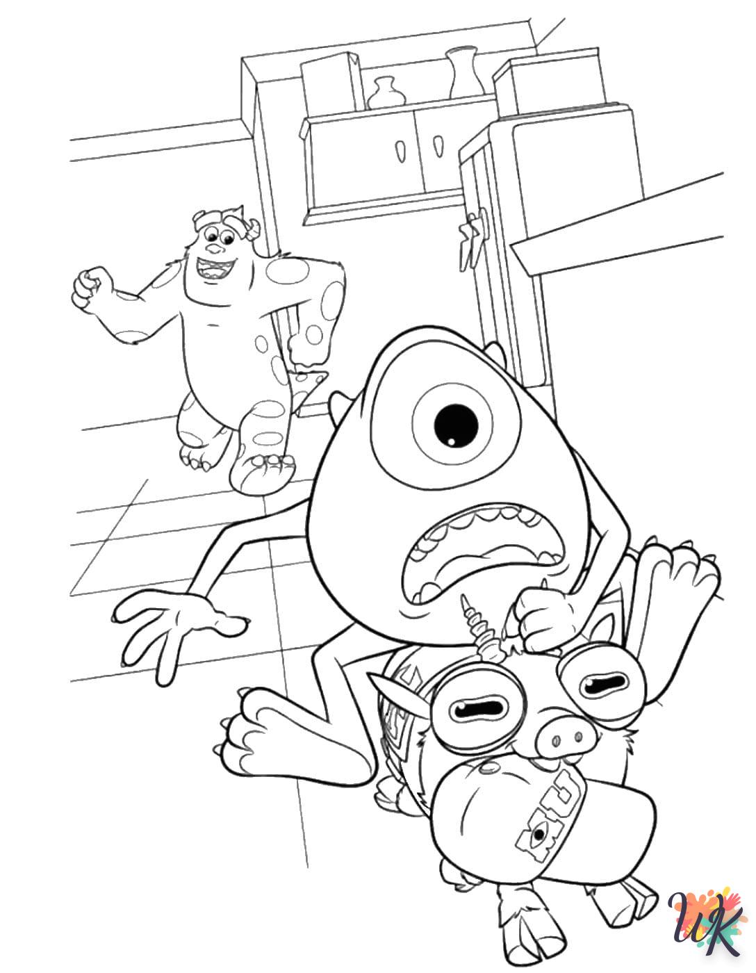 Dibujos para Colorear Monsters Inc 46