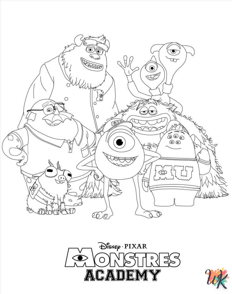 Dibujos para Colorear Monsters Inc 48