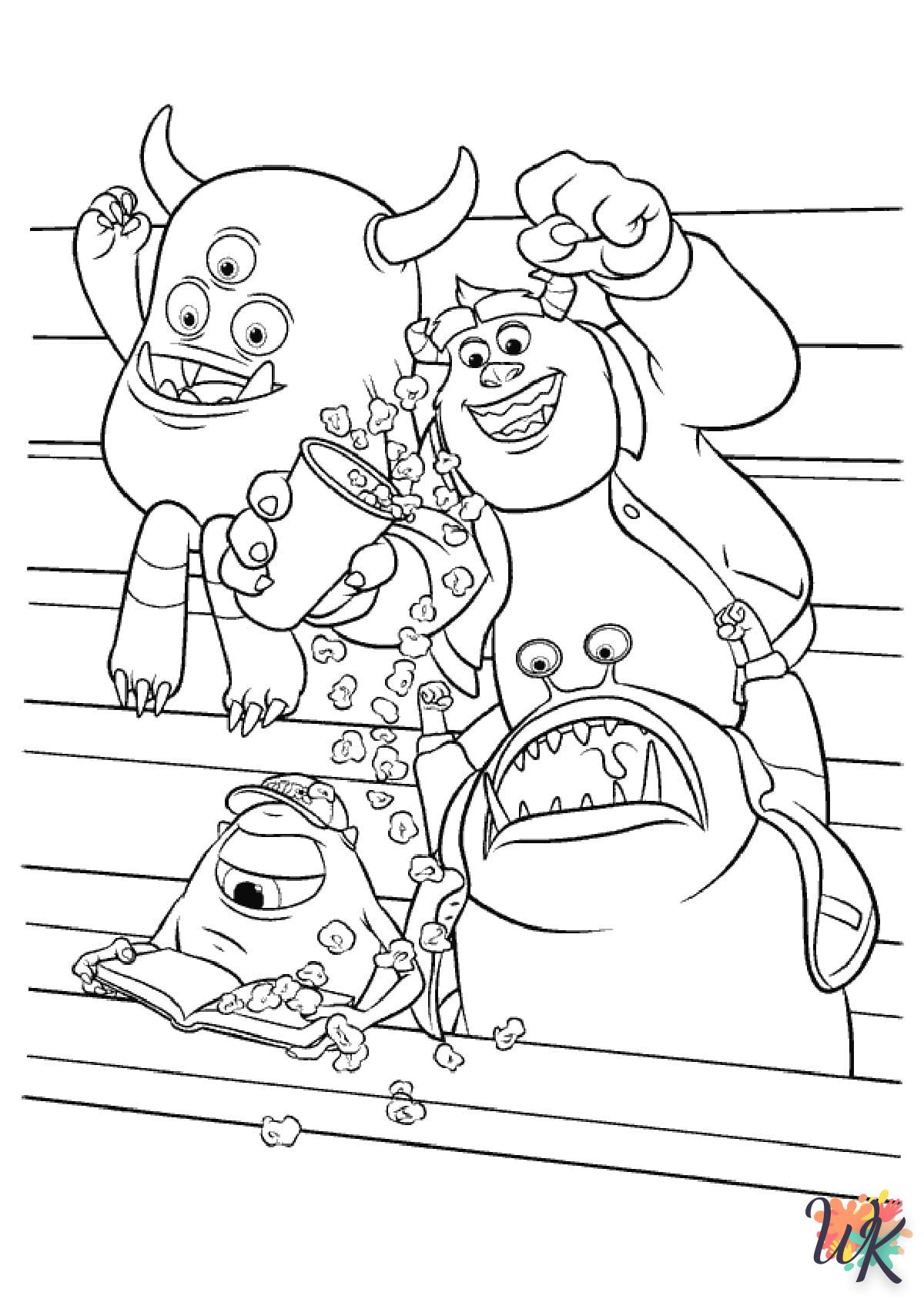 Dibujos para Colorear Monsters Inc 51