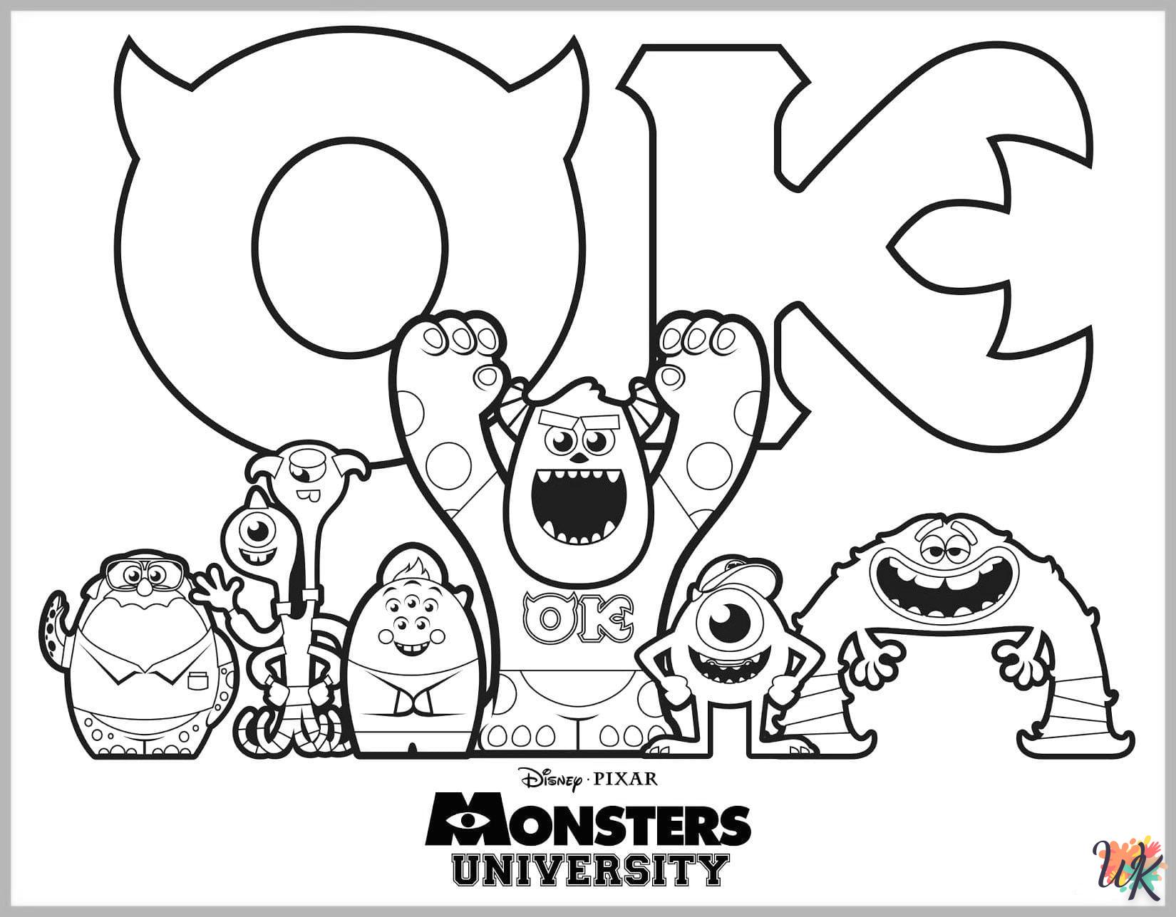Dibujos para Colorear Monsters Inc 61