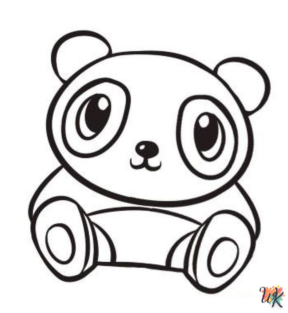 Dibujos para Colorear Panda 56
