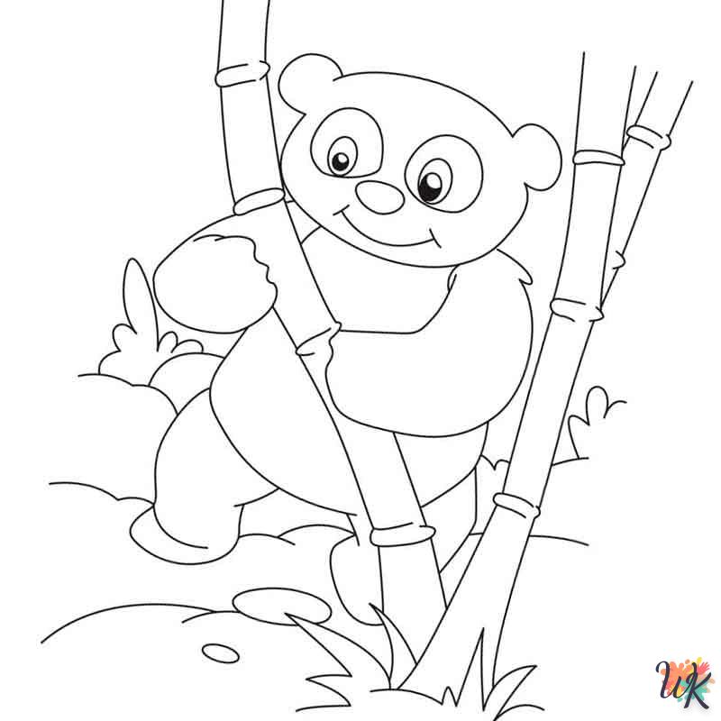 Dibujos para Colorear Panda 88