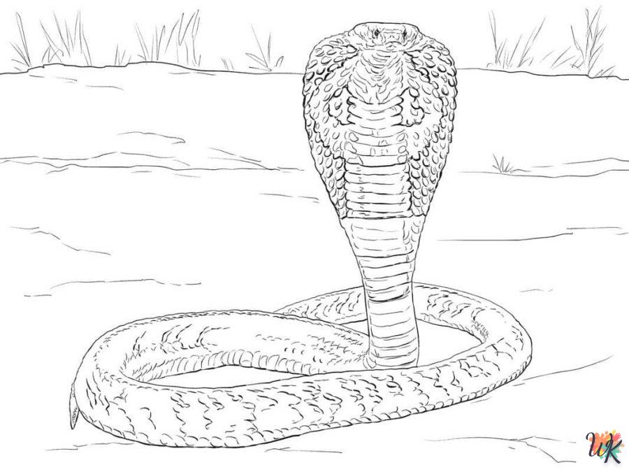 Dibujos para Colorear Serpiente 103