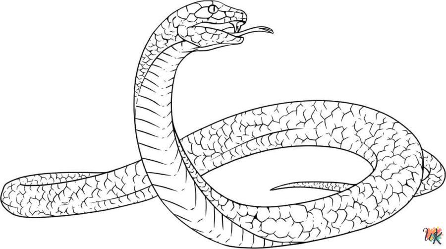 Dibujos para Colorear Serpiente 111